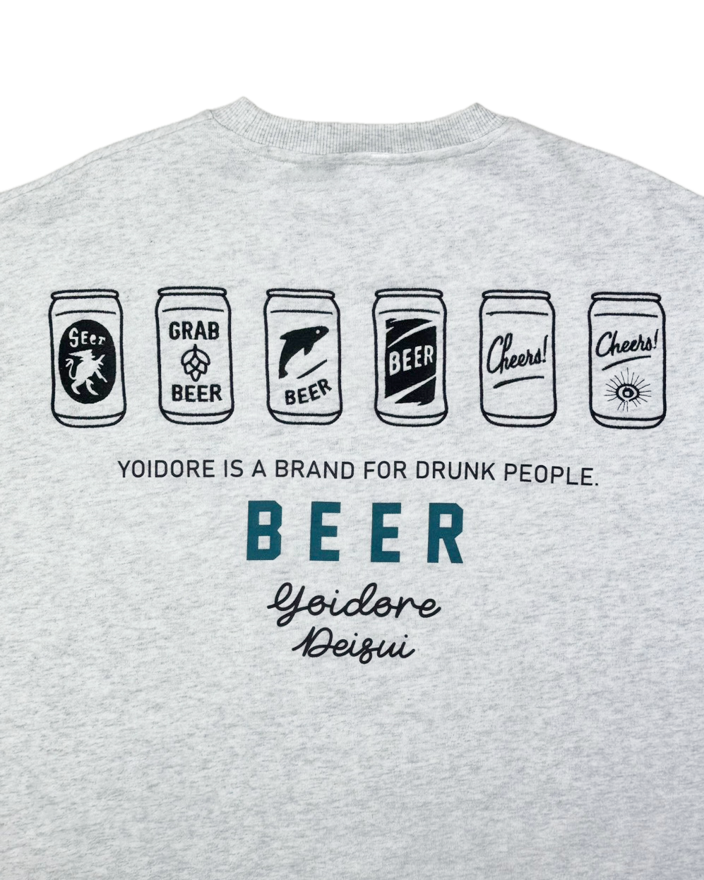 【YOIDORE】缶ビール クルーネックスウェット (836203)