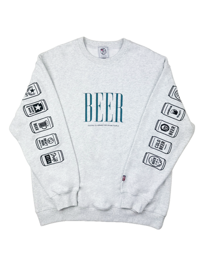 【YOIDORE】缶ビール クルーネックスウェット (836203)