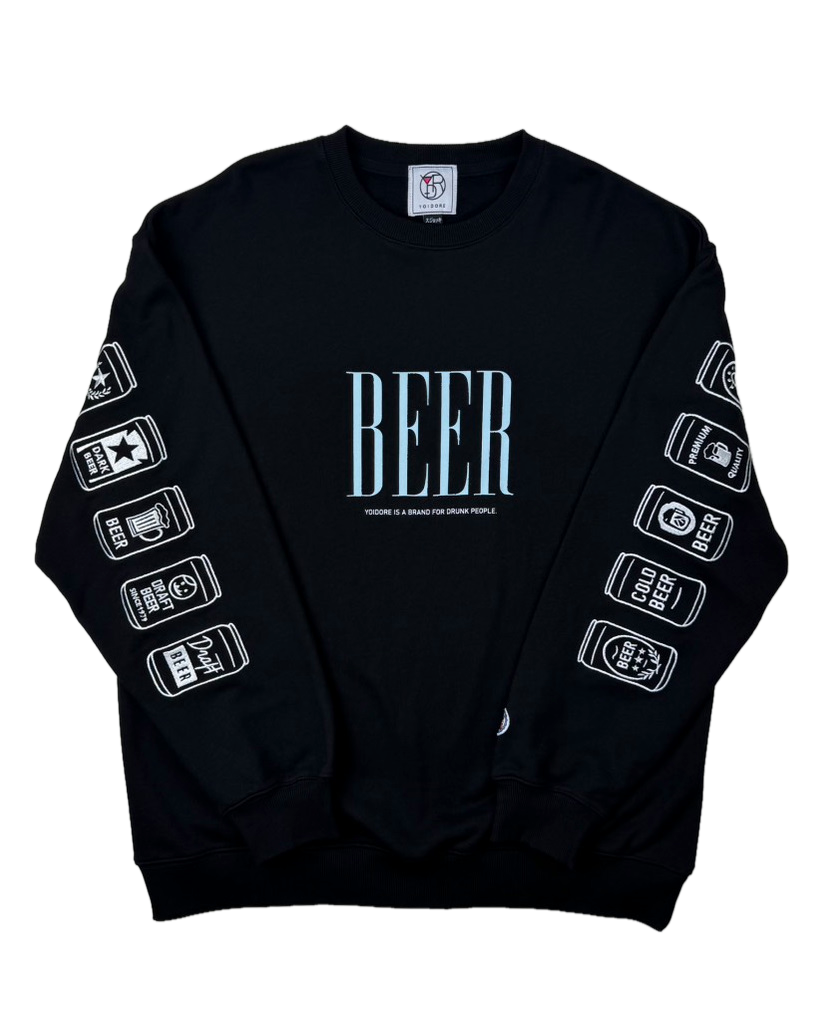 【YOIDORE】缶ビール クルーネックスウェット (836203)