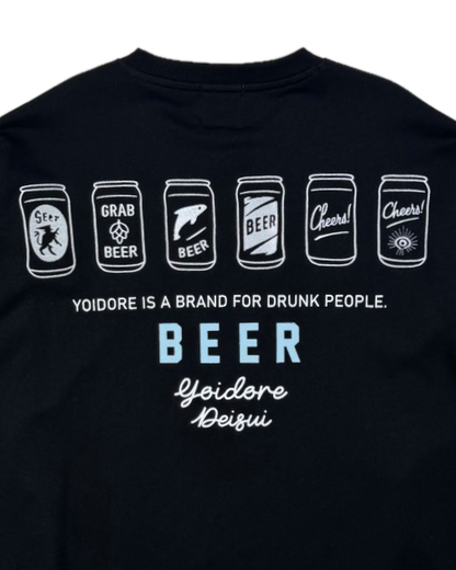 【YOIDORE】缶ビール クルーネックスウェット (836203)