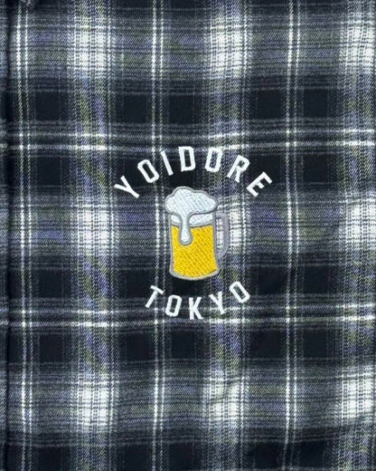 【YOIDORE】サメビール オンブレチェックシャツ (836000)
