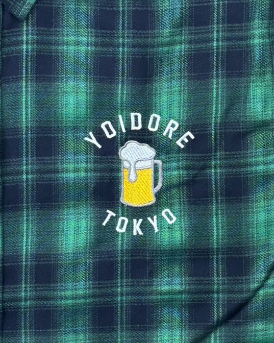 【YOIDORE】サメビール オンブレチェックシャツ (836000)