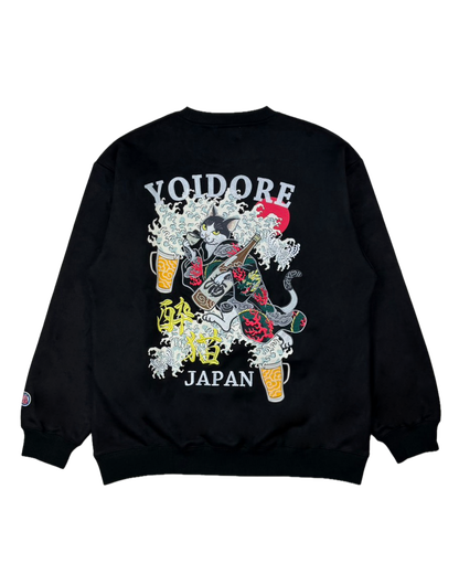 【YOIDORE】 酔い猫 スエードタッチ クルーネック (836214)
